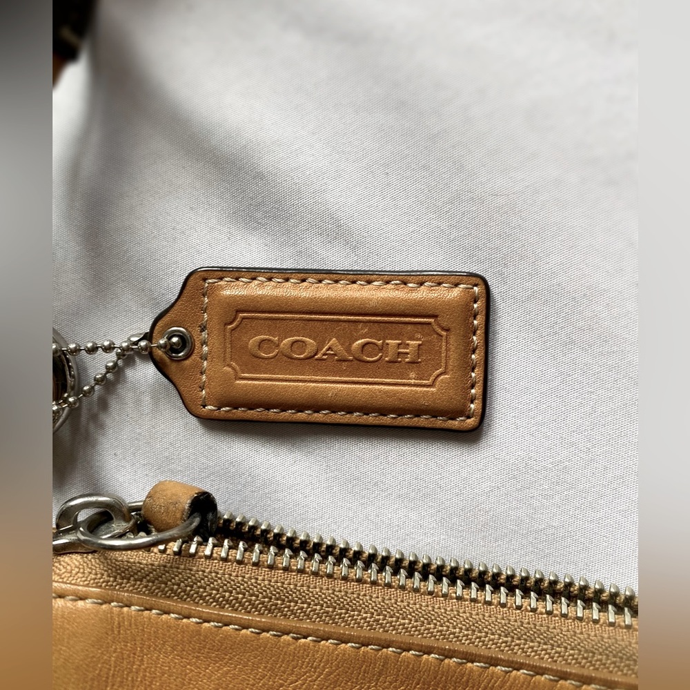 COACH | “Chelsea” Vintage Camel Leather Shoulder Bag (F14018) - Picture 3 of 4